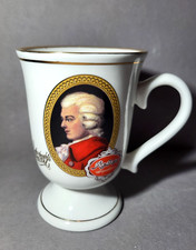 Kakao Sammel Tasse " Mozart " mit Gold Rand Gold Verzierung