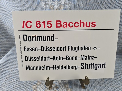Zuglaufschild 615 bacchus - ic,