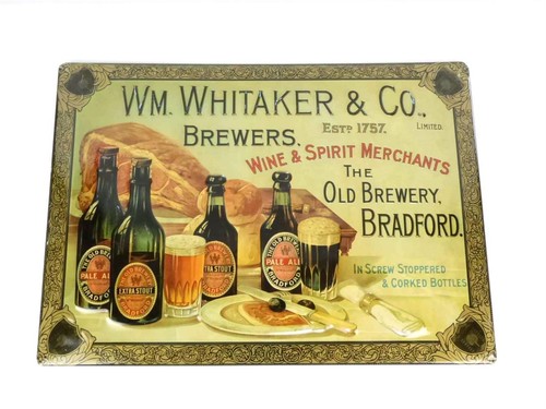 Blechschild whitaker co - wm, &
