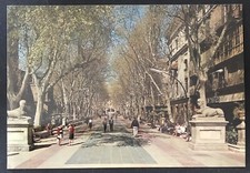 tolle alte Postkarte Mallorca - Palma „Paseo del Generalisimo“ neuwertig !**