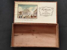 Große Tabak Zigarrendose Schachtel, Holzkiste, Holzschatulle Max Zechbauer