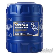 20 LITER MANNOL DEXRON 3 III AUTOMATIK PLUS GETRIEBEÖL ATF SERVOÖL