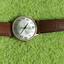 Herren Damen Uhr Dugena 444 antichoc,  alt, DM 3,5 cm  arabische Ziffern