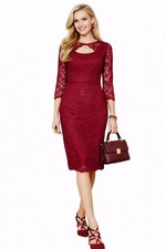 Marken Spitzen Kleid mit Jacke