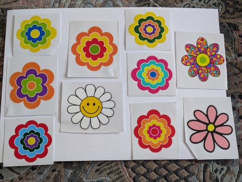 Sticker set blumen - sticker,