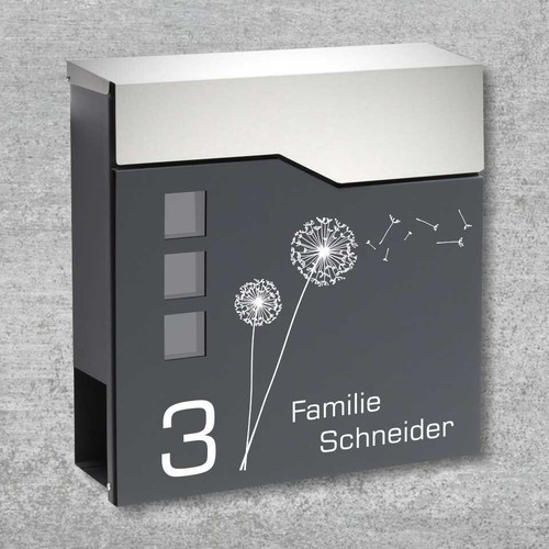 Edelstahl briefkasten - edelstahl,