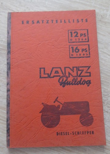 Lanz dieselschlepper d1266 - d1266, +