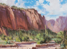 TOM HAAS painting 'Rio Salado