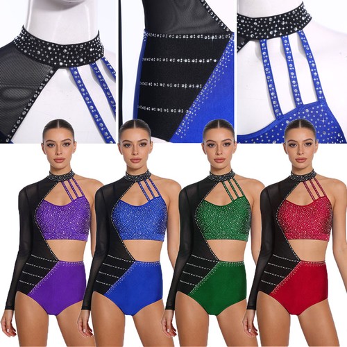 Damen pailletten tanz body - pailletten, tanz-body