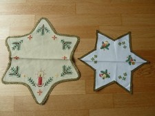 2x Omas alte Tisch Deckchen