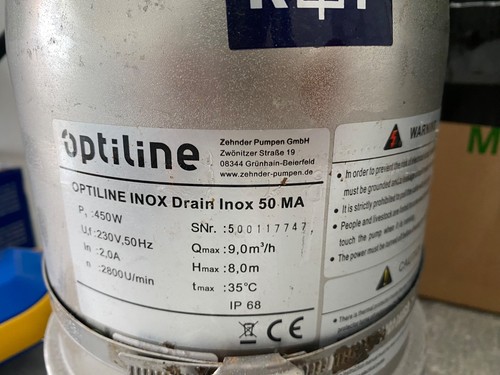 Zehnder pumpe optiline - optiline, drain