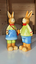 2 Osterhasenpärchen aus