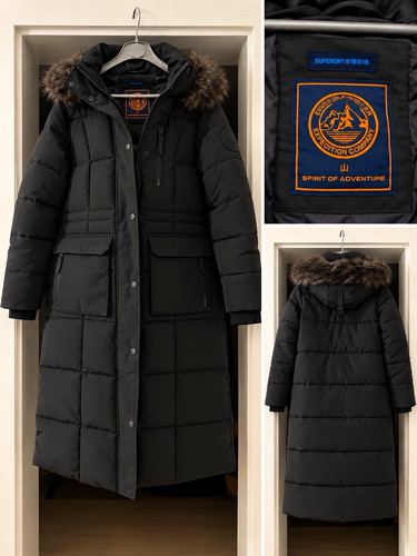 Superdry damen steppmantel - superdry,