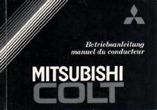 Betriebsanleitung bedienungsanleitung  MITSUBISHI Colt Bordbuch Bj. 1990