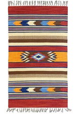 Handgewebt Kelim Dhurrie