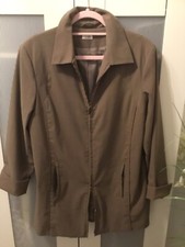 Long-Jacke H-braun / kamel  Größe 42 von --So bin Ich    ungetragen