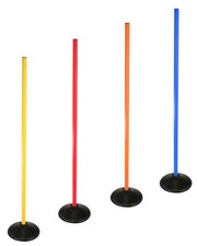 4 x Scheibenfuß Slalomset mit