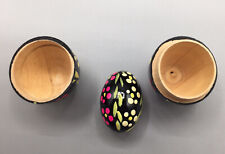 Matroschka Russisches Ei im Ei Holz Ostern Dekoration Handarbeit