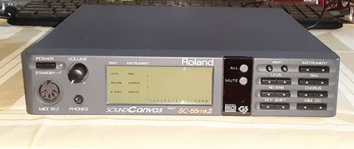 Roland sound canvas - canvas, sc-55mkii
