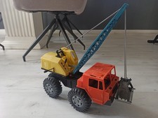 ALTER  KRUPP LKW KRANWAGEN PLASTIK MIT METALLSCHAUFEL  BASTLER