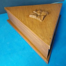 Dreieckige !!! Holzschatulle