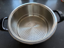 AMC Edelstahl Dampfaufsatz altes Modell Ø 24 cm Durchmesser für AMC Kochtopf