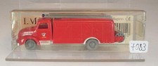 I.M.U. 1/87 Nr. 20014 Magirus Rundhauber Feuerwehr neutral OVP #7083