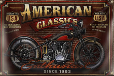 AMERICAN CLASSICS Biker Flagge