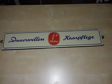 Kadus Dauerwellen Emailschild Rarität DEKO LOFT selten TOP 50er Jahre rockabilly