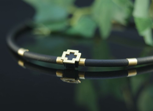 Bunz kreuz collier kette - bunz, in