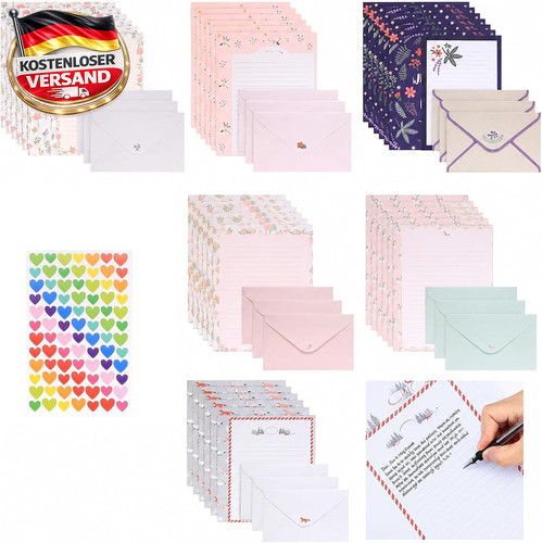 Briefpapier set mit - briefpapier,