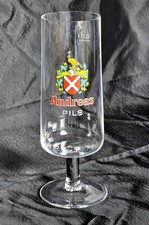 Vintage altes Andreas Pils Bierglas  Biertulpe 0,2 L