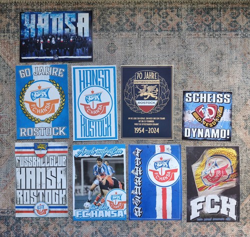 Hansa rostock aufkleber fch - hansa,