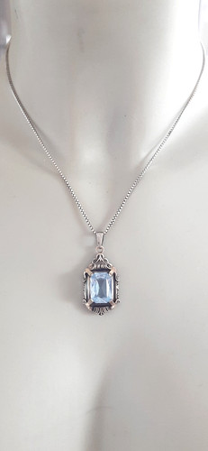 Art deco silber anhänger - art,