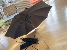 Neu  Balios XL Regenschirm Stock Schirm schwarz Holzgriff D=115cm Ein Click open