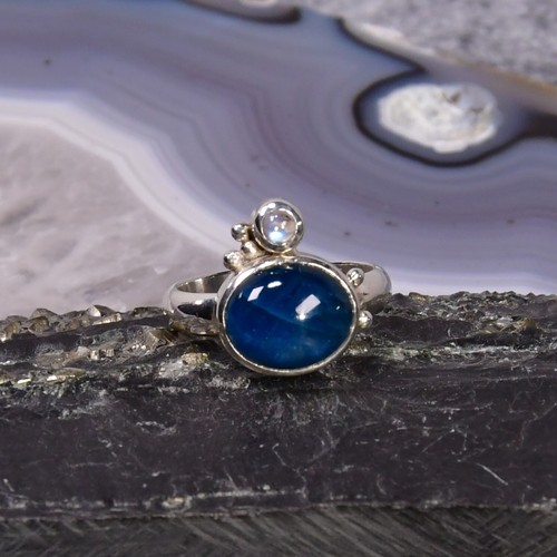 Apatit ring 925er silber - apatit,