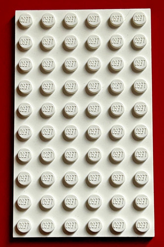 Lego weiss 6x10 noppen - lego,