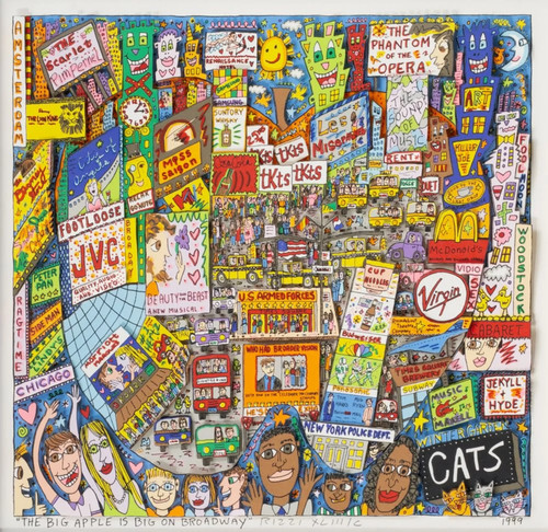 James rizzi the big apple - james,