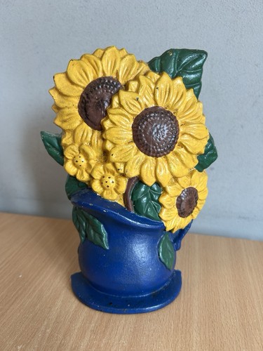 Sonnenblumen blauer kanne - blauer,
