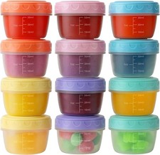 12er Set Kleine Gefrierdosen