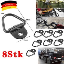 8stk Zurrbügel D-Ringe
