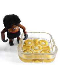 Vintage SCHALE Walther Glas