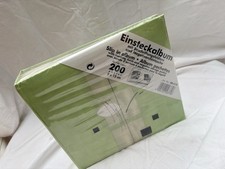 ? EINSTECK-FOTOALBUM für 200 Fotos 9x13 cm Slip In Album Blumen Grün OVP