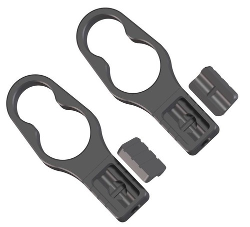 Halteöse clip haken - 2x,
