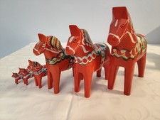 6 DALAPFERDE SCHWEDISCH FIGUR