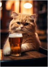 Katzen Poster - Katze in der