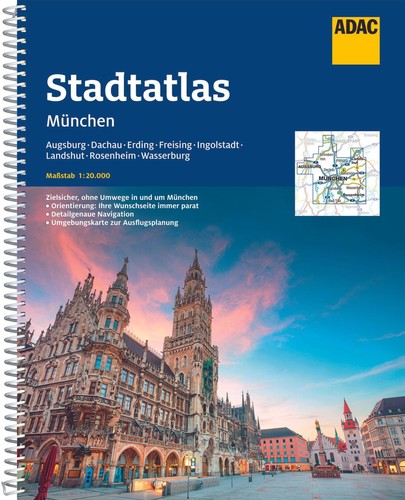 Adac stadtatlas münchen 20 - münchen, 1:20