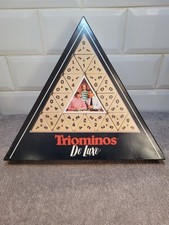 Triominos Deluxe Spiel, 80er Jahre Goliath Games Vintage Strategiespiel, vollständig