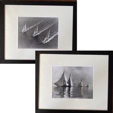 Zwei alte nautische Fotos -