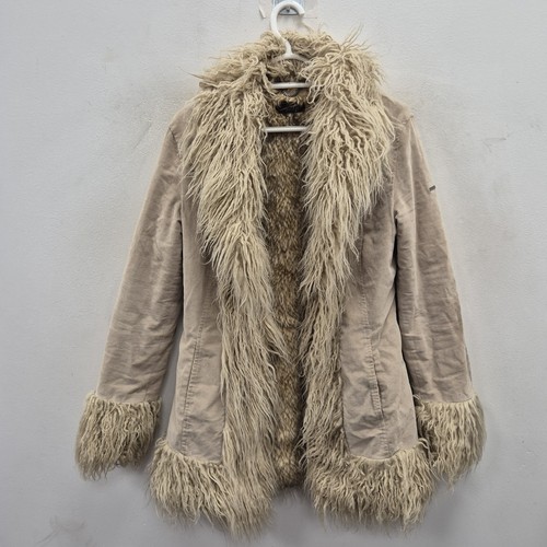 Superdry mantel kunstfell - mantel,